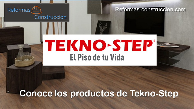 productos de Tekno Step pisos laminados vinílicos