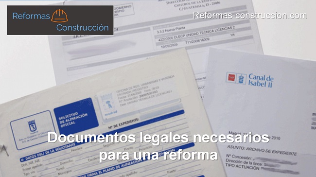 documentos legales necesarios para una reforma