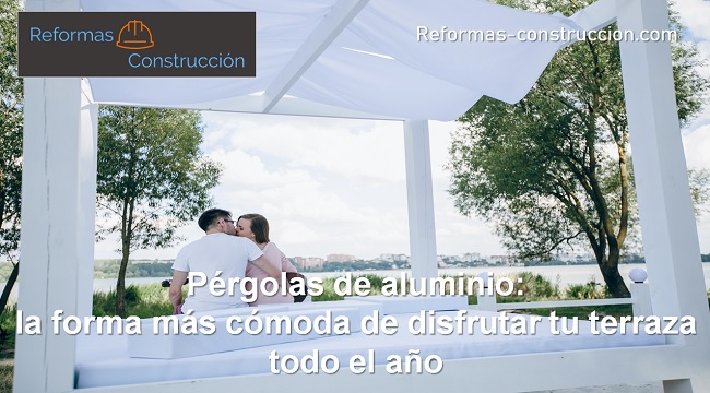 pérgola de aluminio