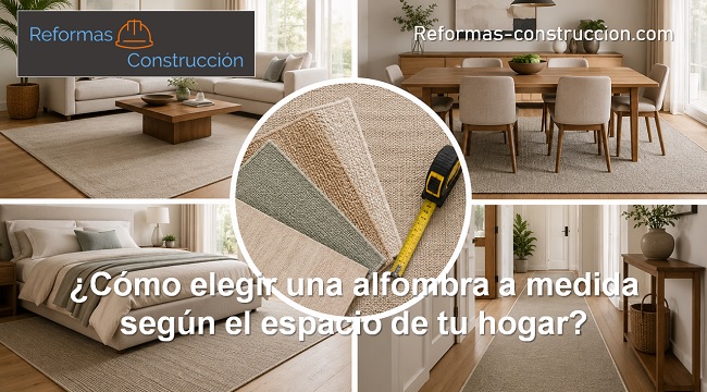 cómo elegir una alfombra a medida según el espacio de tu hogar